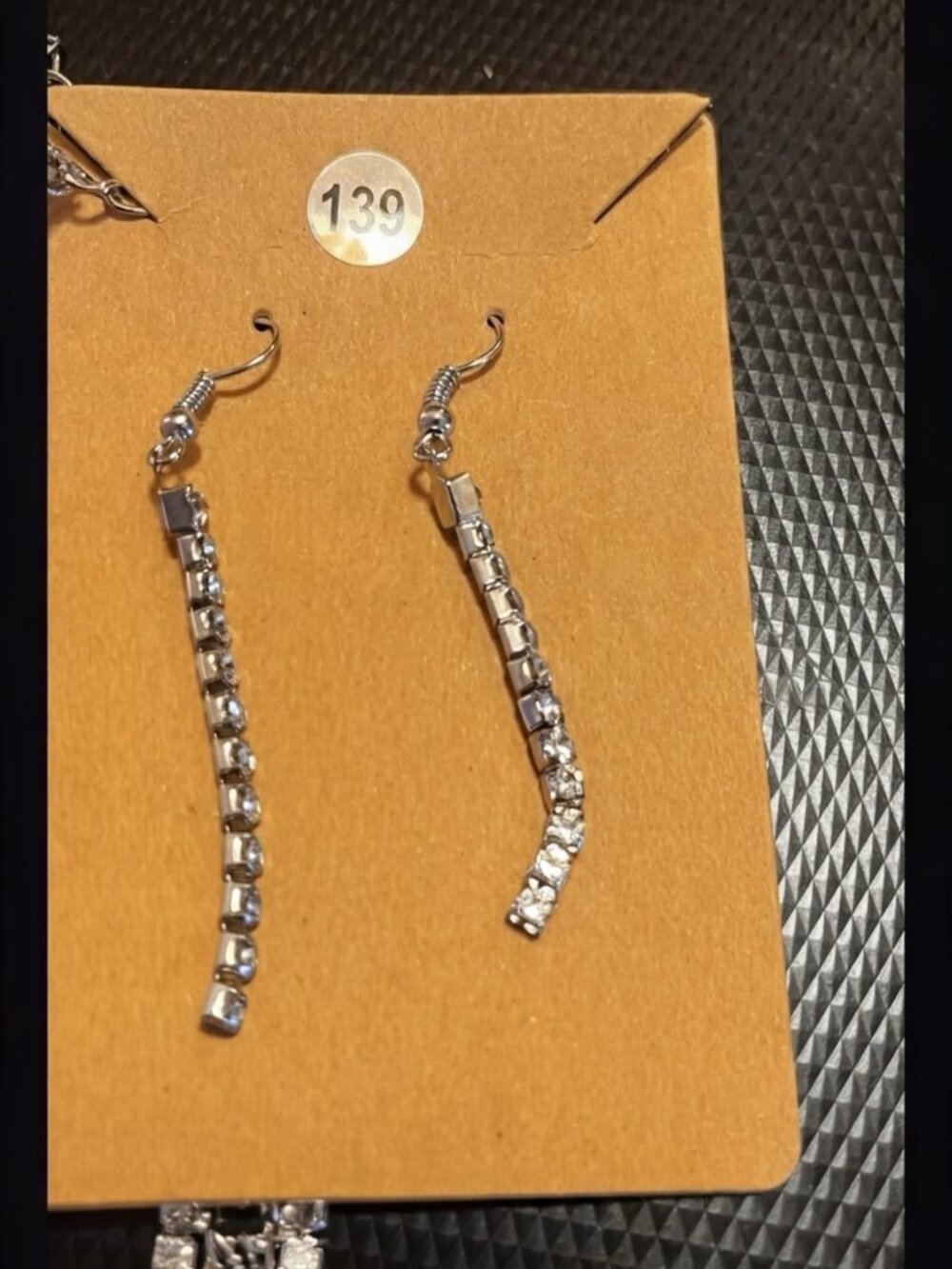 Rhinestone Dangle Earrings